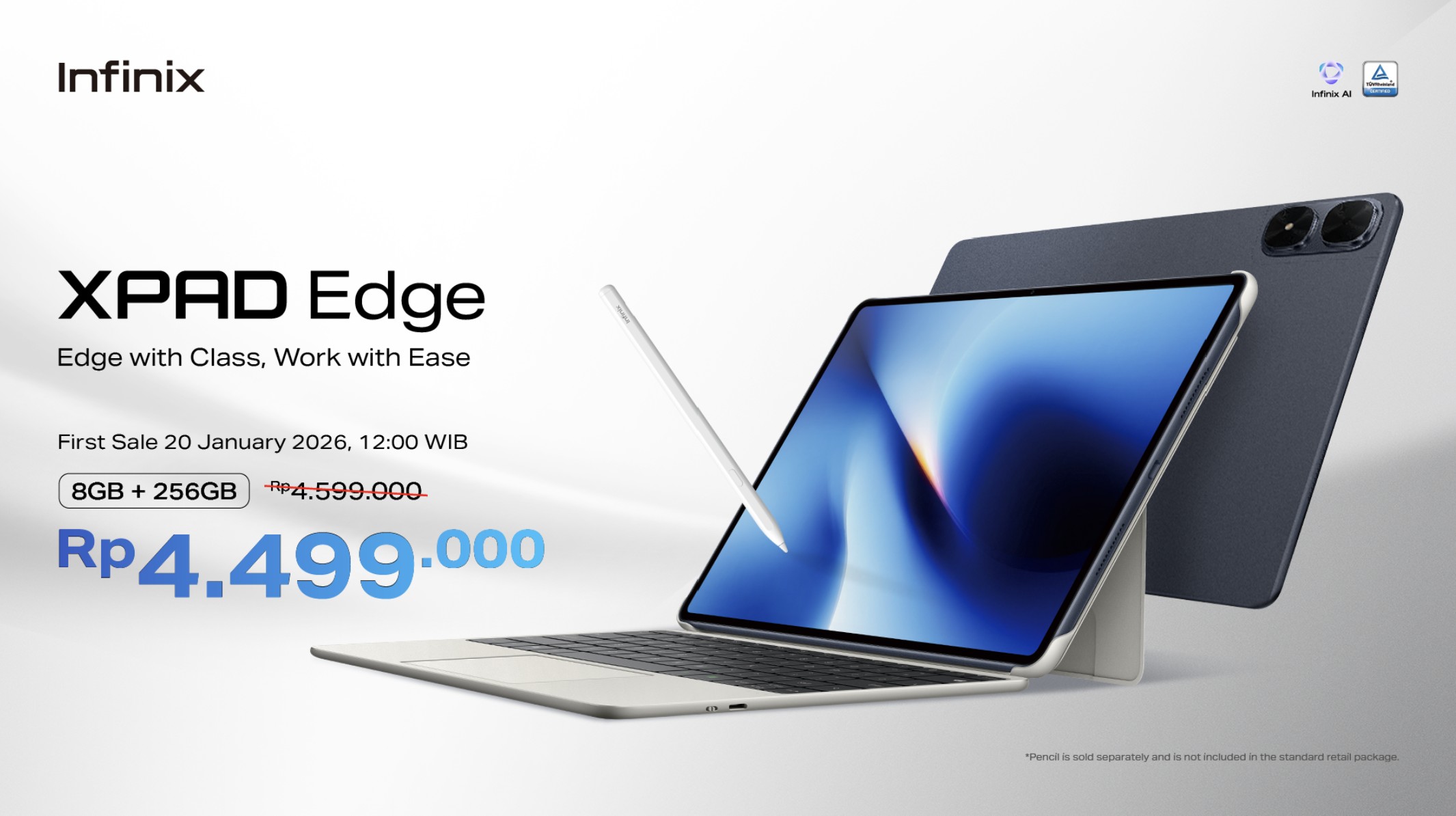 Infinix Luncurkan NOTE Edge dan XPAD Edge di Indonesia, Hadirkan Desain Curved Ultra Tipis dan Produktivitas Setara PC