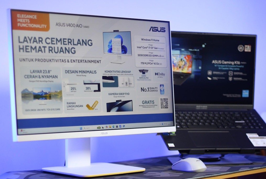 [REVIEW] ASUS AiO V440VA: Meja Lebih Rapi, Kerja Tetap Ngebut