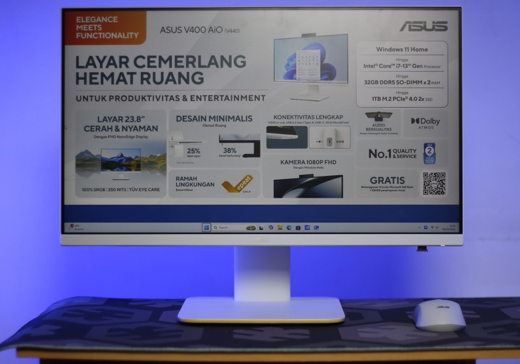 [REVIEW] ASUS AiO V440VA: Meja Lebih Rapi, Kerja Tetap Ngebut