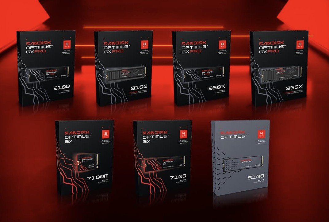 Sandisk Perkenalkan Merek SSD Baru “SANDISK Optimus” di CES 2026