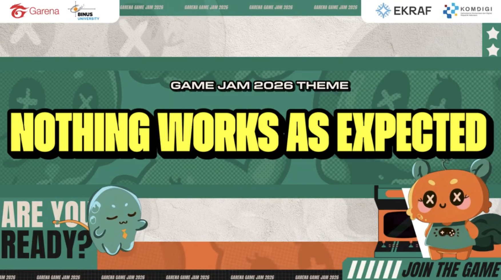 Garena Game Jam 3 Kembali Hadir: Tantang 150 Talenta Muda "Reinvent the Game" dalam 48 Jam!