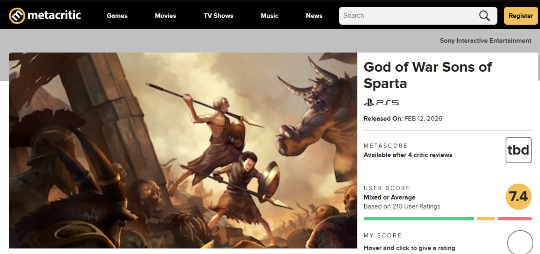 God of War: Sons of Sparta Jadi Seri dengan Rating Terburuk, Kreator Asli Beri Kritik Pedas!
