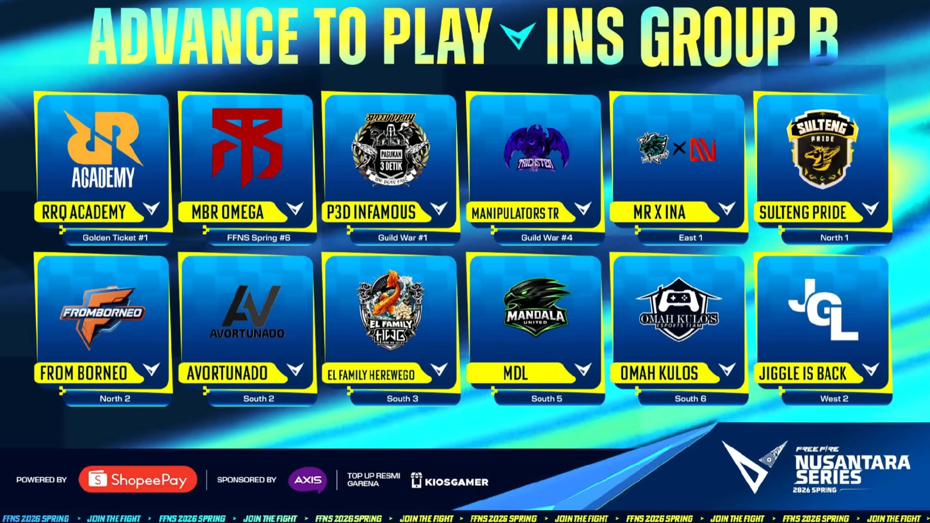Panas! 36 Tim Siap Bertempur di Play-Ins FFNS 2026 Spring Demi Tiket Grand Final Palembang
