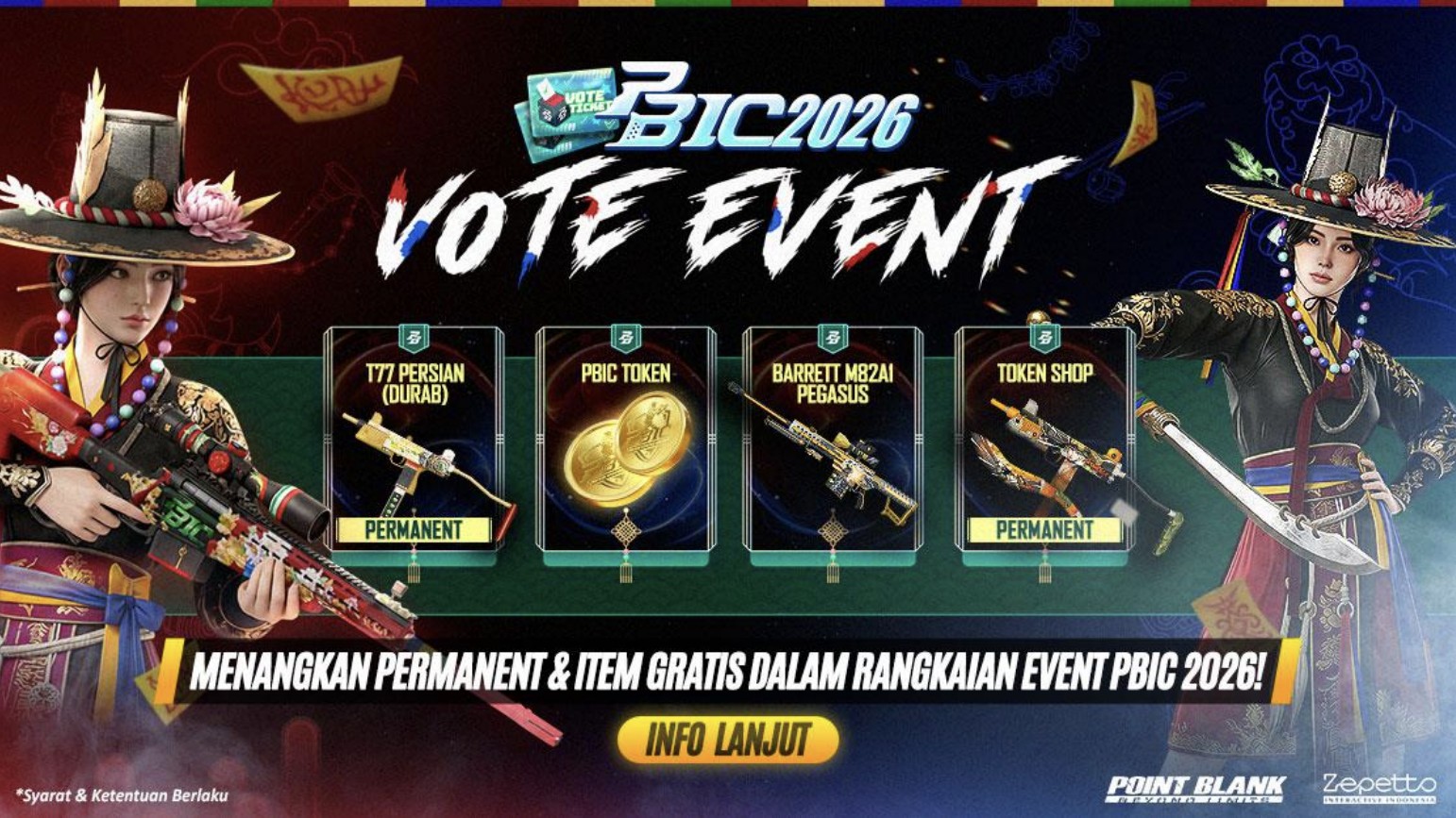 Panaskan Mesin Jelang PBIC 2026! Point Blank Ajak Troopers Tebak Juara Berhadiah Senjata Permanen