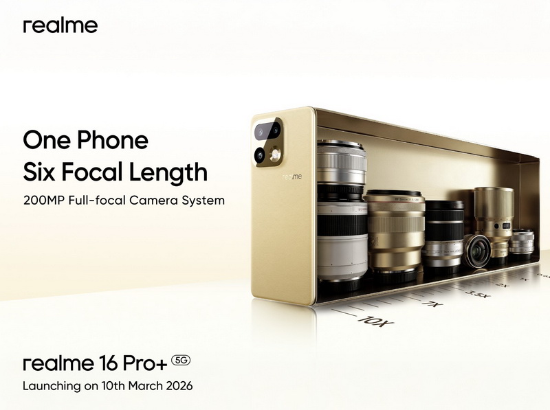 Resmi Meluncur 10 Maret, realme 16 Series 5G Bawa Standar Baru Fotografi Mobile Lewat Kamera 200MP