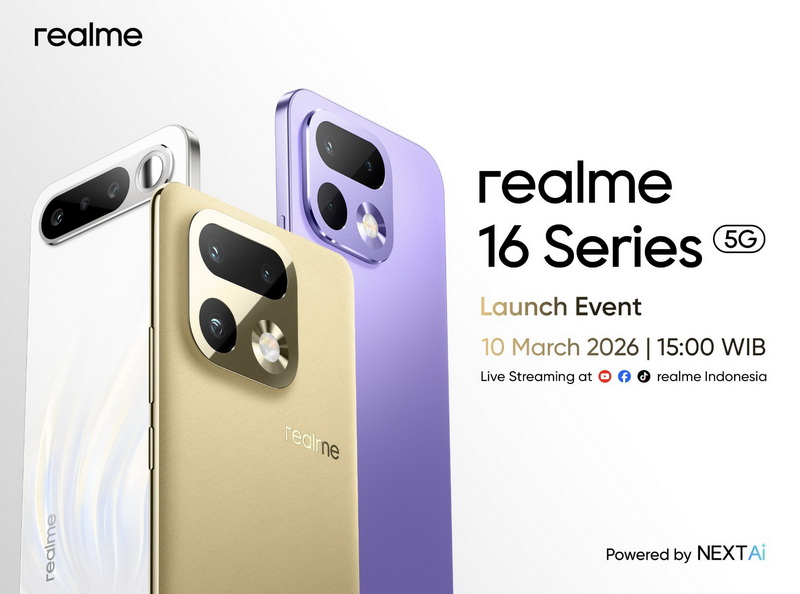 Resmi Meluncur 10 Maret, realme 16 Series 5G Bawa Standar Baru Fotografi Mobile Lewat Kamera 200MP
