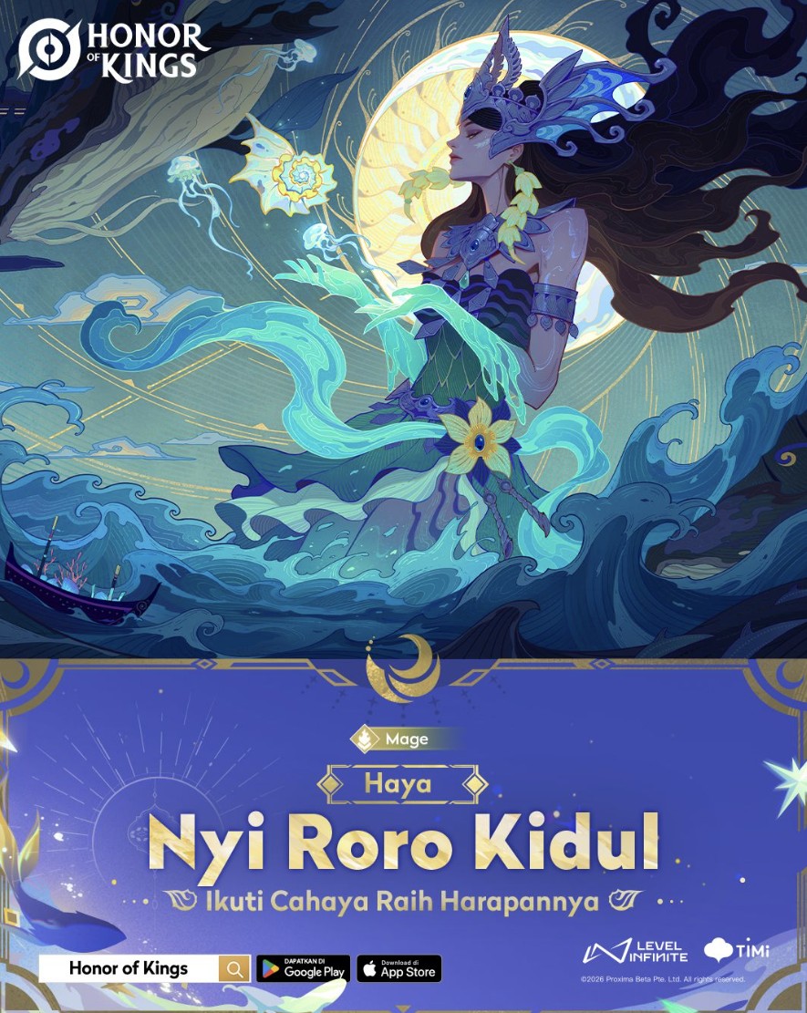 Sambut Ramadan, Honor of Kings Rilis Skin Haya "Nyi Roro Kidul" dan Bagi-Bagi Tiket TMII Gratis!