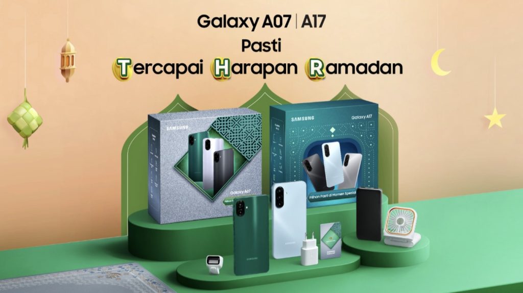 Sambut Ramadan Lebih 'Cuan'! Samsung Galaxy A07 & A17 Hadir dengan Paket Spesial Hari Raya, Bonus Logam Mulia!