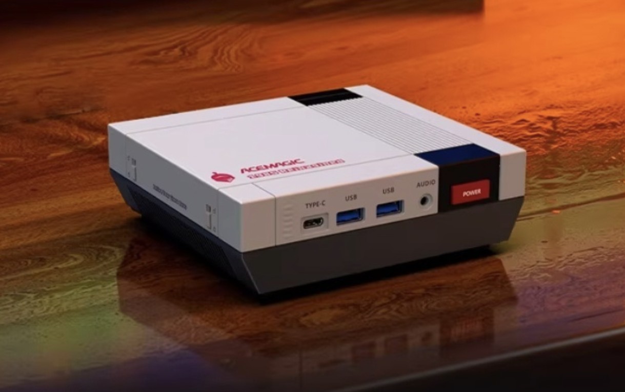 Wajah Jadul, Tenaga Monster! ACEMAGIC Retro X5 Rilis: Mini PC Mirip Nintendo NES dengan Ryzen AI 9