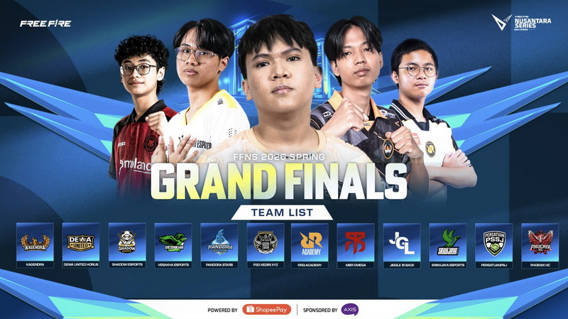 12 Tim Siap Guncang Grand Finals FFNS 2026 Spring di Palembang! Siapa Jagoanmu?
