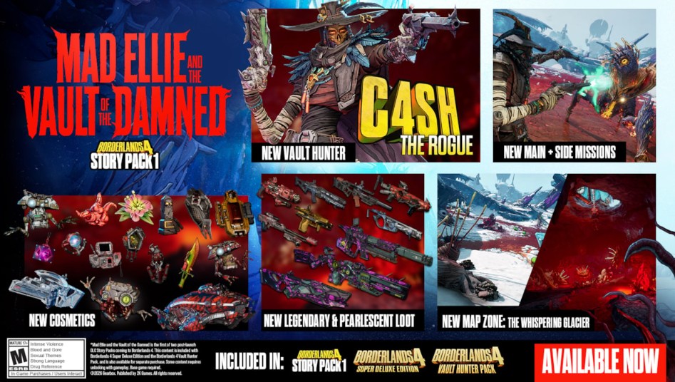 Ekspansi Perdana Borderlands 4 Siap Meluncur! Hadirkan Vault Hunter Baru dan Teror Kosmik