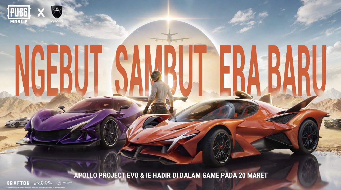 Laju Kencang di Battleground! PUBG MOBILE Gandeng Apollo Automobil Hadirkan Hypercar Sultan