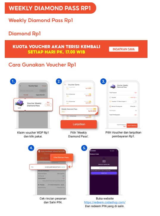 Sultan Dadakan! ShopeePay Luncurkan Promo Weekly Diamond Pass MLBB Cuma Rp1