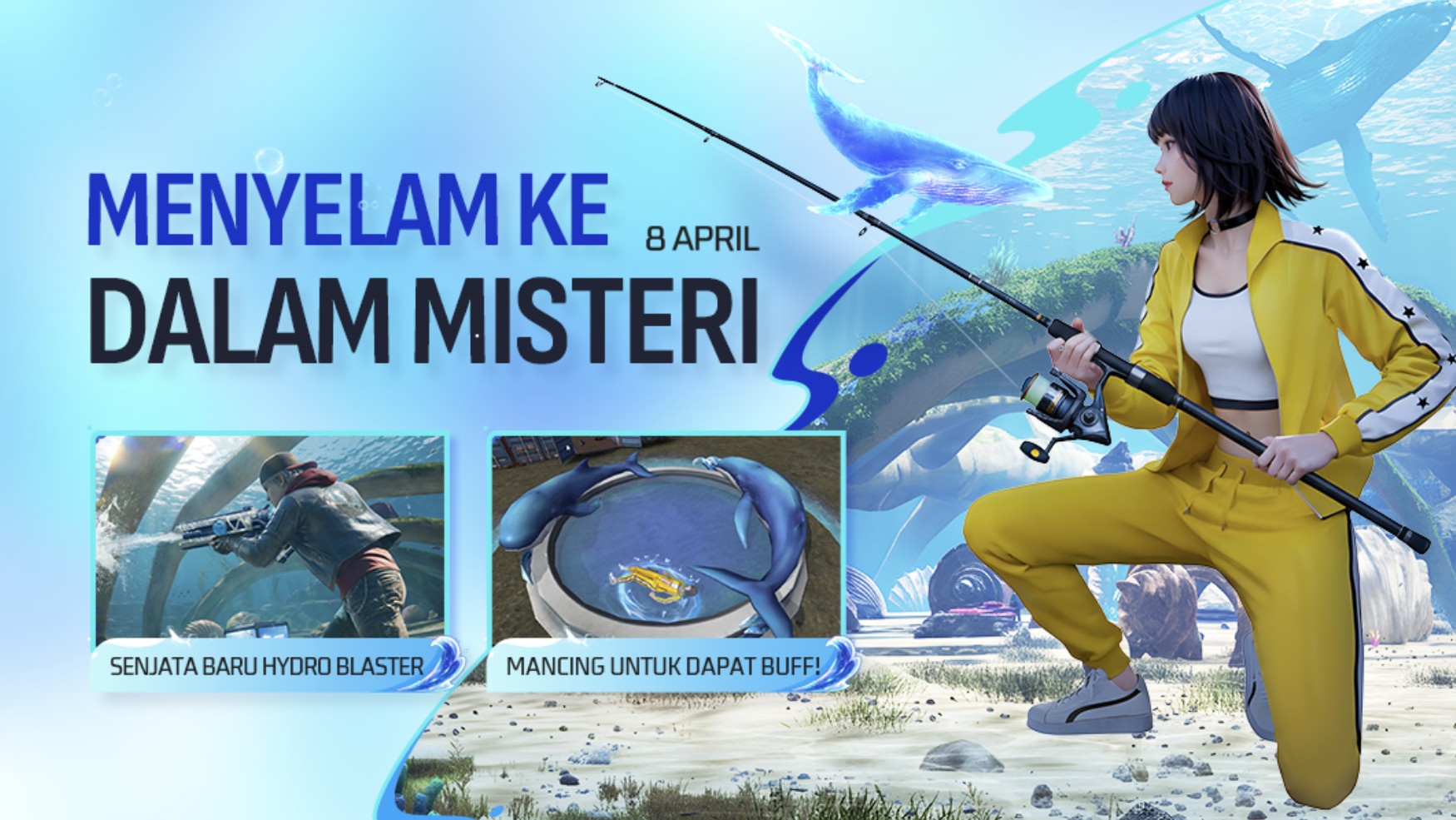 Free Fire Luncurkan Patch "Misteri Bawah Laut": Eksplorasi Undersea Realm hingga Karakter OP Baru!