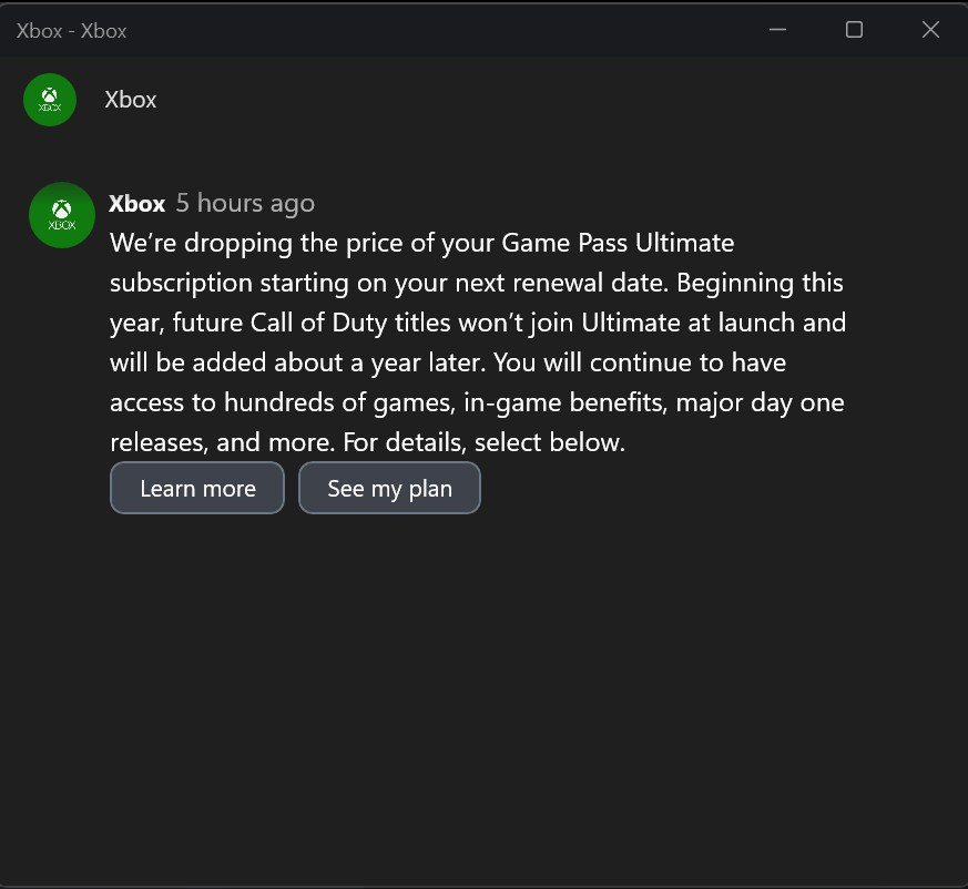 Harga Game Pass Turun, Tapi Call of Duty Absen di Hari Pertama