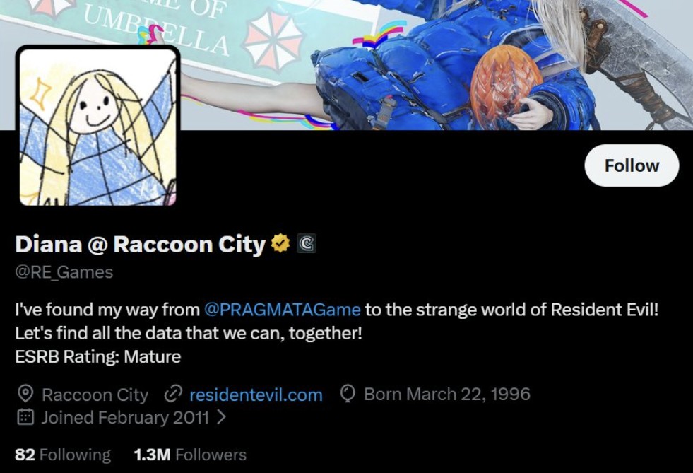 Invasi Diana, Dari Pragmata Hingga "Takeover" Akun Resmi Resident Evil