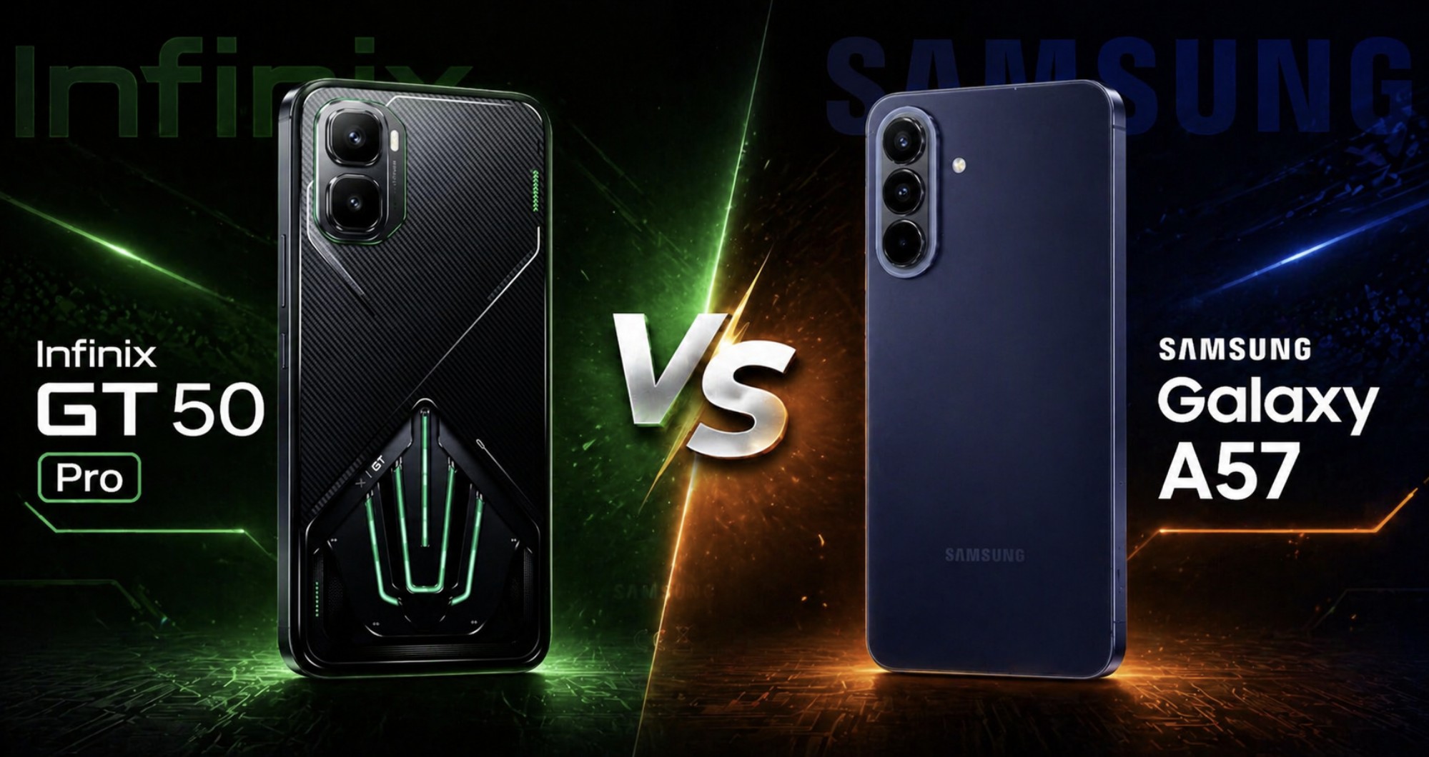 Infinix GT 50 Pro vs Samsung Galaxy A57: Mana yang Lebih Layak Dibeli?