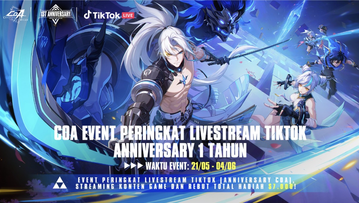 Kombo Tak Terbatas! Kolaborasi Epik Crystal of Atlan x NieR:Automata Resmi Meluncur Mei Ini