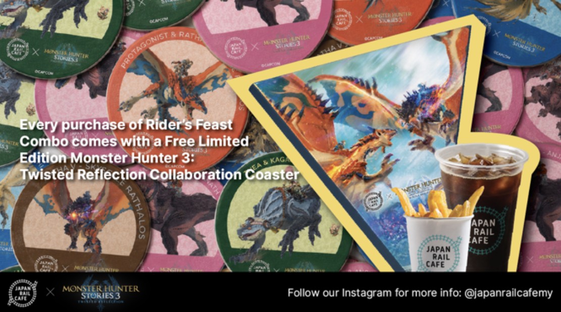 Monster Hunter Stories 3: Twisted Reflection Gelar Kafe Kolaborasi di Japan Rail Cafe KL