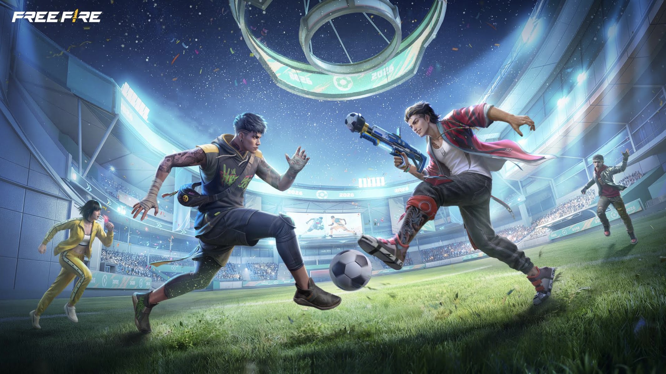 Gak Cuma Booyah! Garena Rilis Event Fire Kickoff, Sulap Map Free Fire Jadi Lapangan Sepak Bola Eksklusif