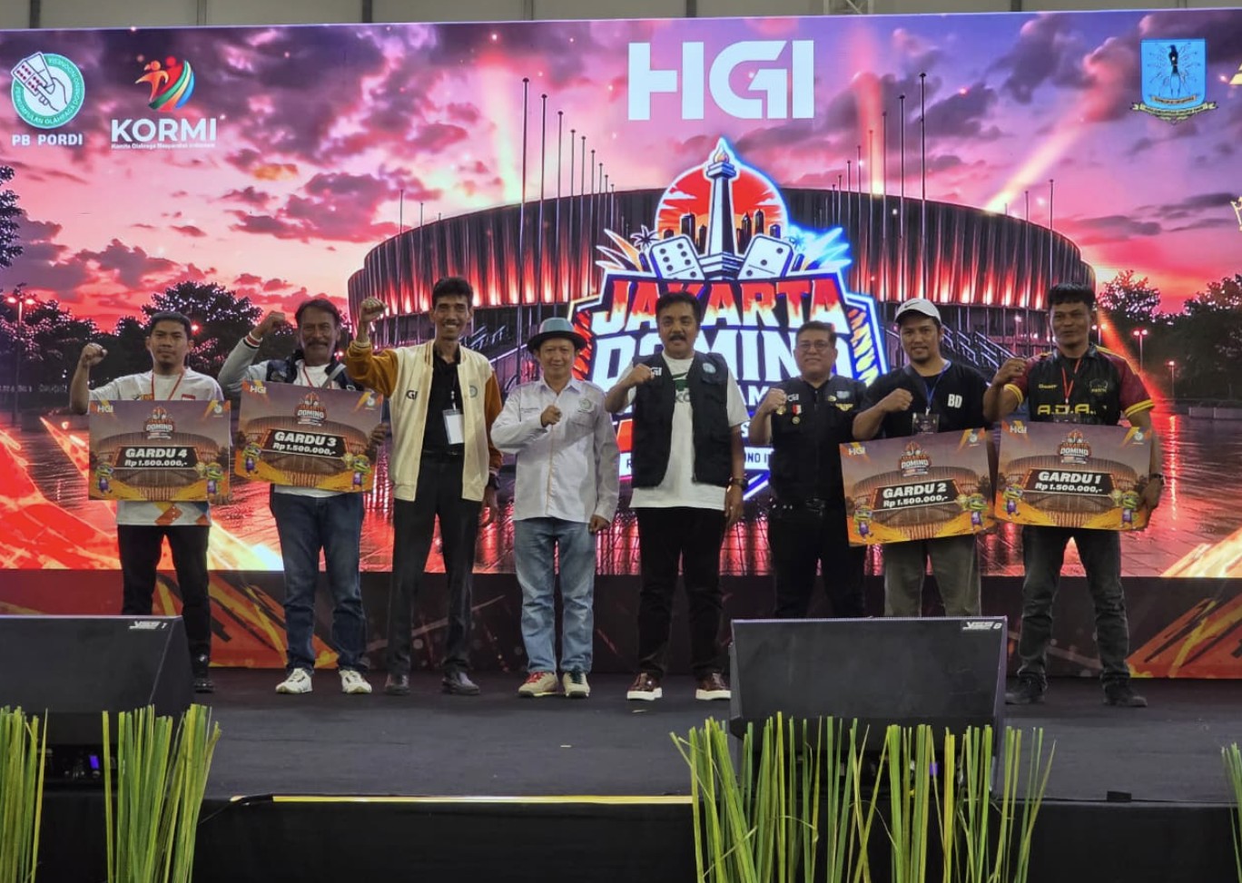 Kalahkan Lebih dari 1.000 Peserta, Ahmad Dartian & Andi Kaharuddin dari Tim RMC 82 Resmi Jadi Juara HGI Jakarta Domino Tournament 2026