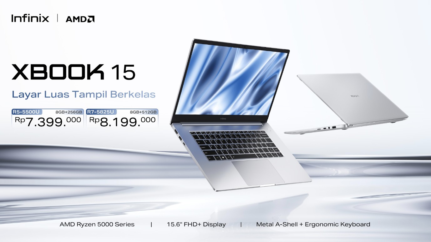 Laptop Premium Infinix XBOOK 15 Resmi Mendarat di Indonesia, Segini Harganya!