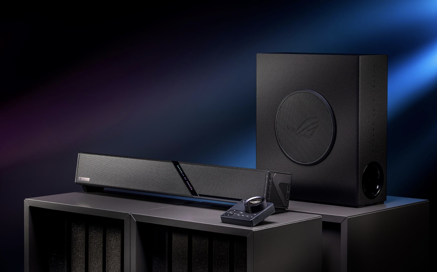 ASUS ROG Gjallar Resmi Hadir, Soundbar Gaming Premium dengan Audio Dolby Atmos 2.1.2