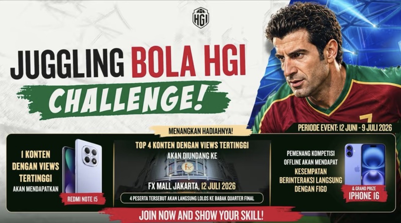 Higgs Games Island Mencari Kreator Paling Jago Juggling untuk Beradu dengan Legenda Sepak Bola Luís Figo