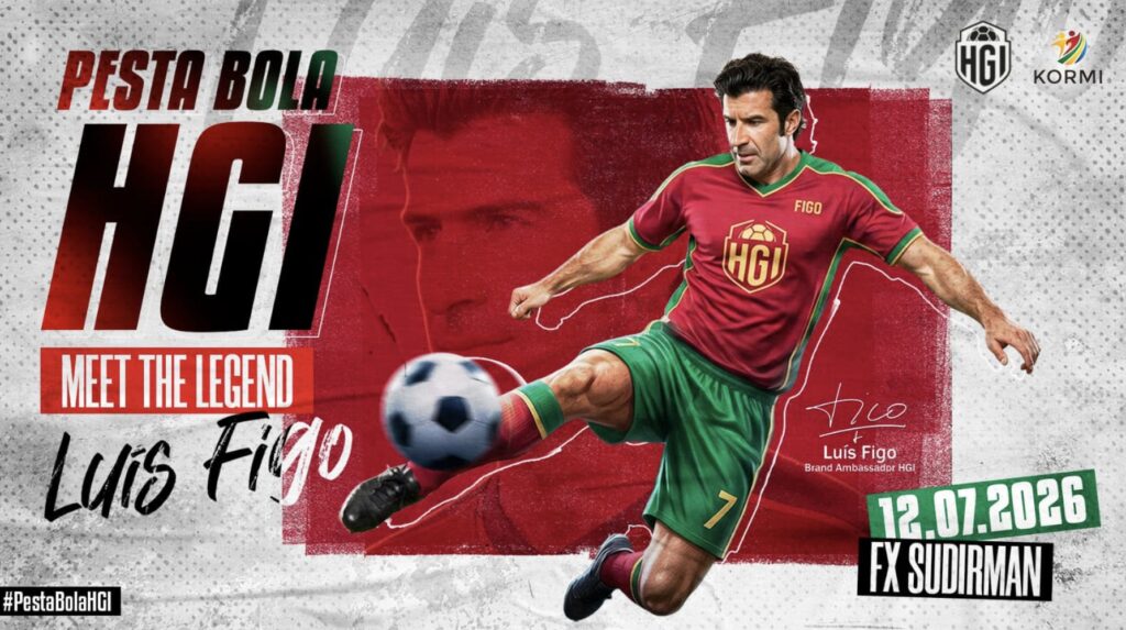 Pesta Bola HGI 2026: Higgs Games Island Hadirkan Legenda Sepak Bola Luís Figo ke Indonesia