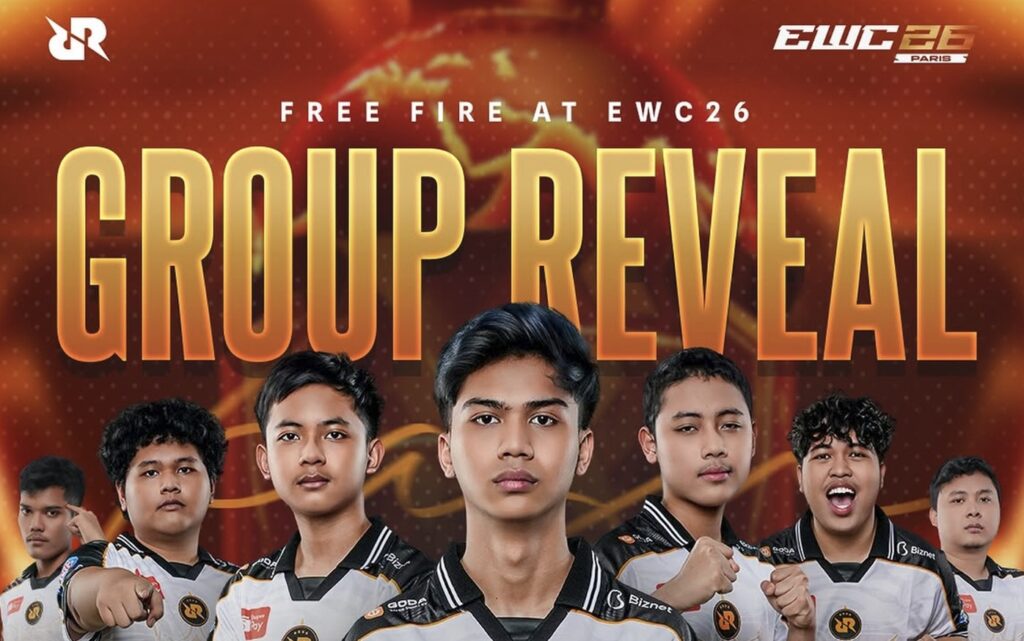 RRQ Kazu, EVOS Divine, dan Team Vitality Siap Tempur di EWC Free Fire 2026 Paris!