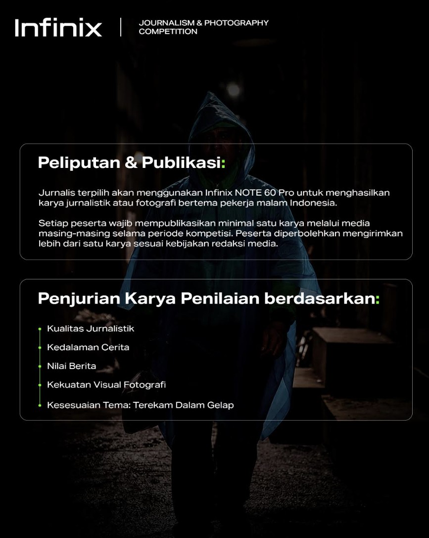 Kisah Pejuang Malam dalam Terekam Dalam Gelap Bersama Infinix NOTE 60 Pro