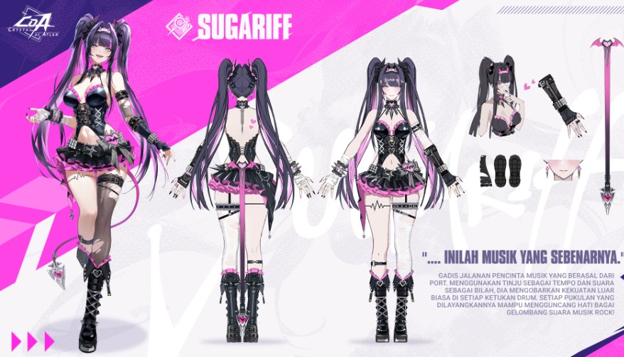 Kolaborasi Crystal of Atlan x The King of Fighters '98 Hadirkan Mai Shiranui dan Sugariff!