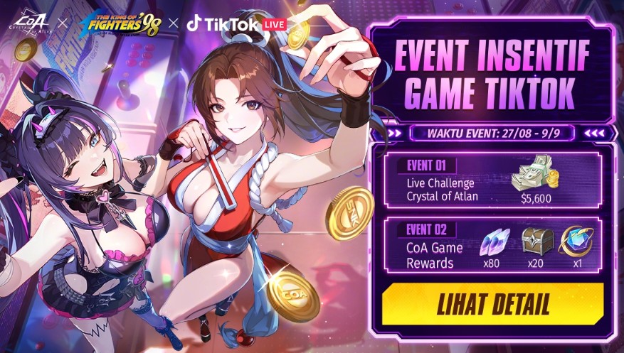 Kolaborasi Crystal of Atlan x The King of Fighters '98 Hadirkan Mai Shiranui dan Sugariff!