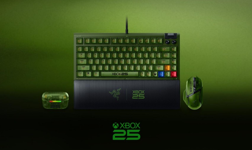 Razer Rilis Koleksi Xbox 25 Tahun dengan Perangkat Gaming Eksklusif