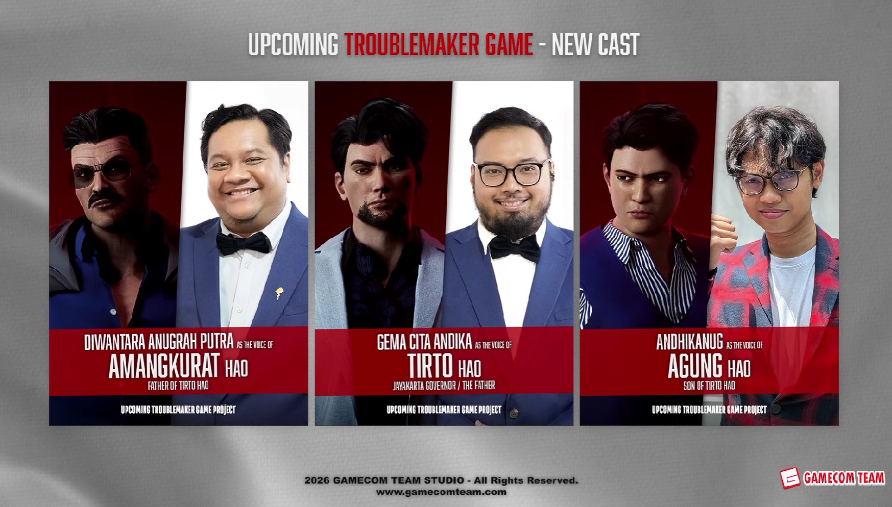 Teaser Proyek Game Baru Troublemaker Resmi Dirilis, Ada Banyak Cast dan Grafis Makin Keren!