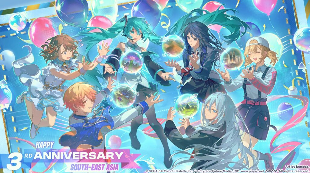 HATSUNE MIKU: COLORFUL STAGE Rayakan 3 Tahun dengan Lagu Baru