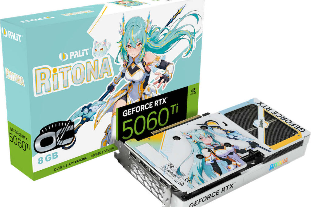 PALIT RTX 5060 Ti RiTONA OC Hadir dengan Tema Anime