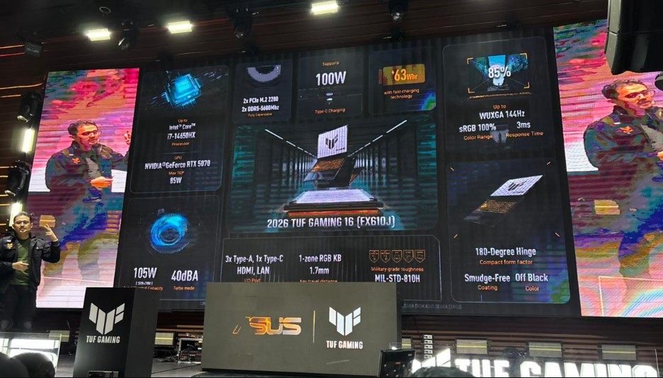 Resmi Hadir! ASUS TUF Gaming 16 (FX610) Bawa Performa Gahar untuk Main Game dan Bekerja