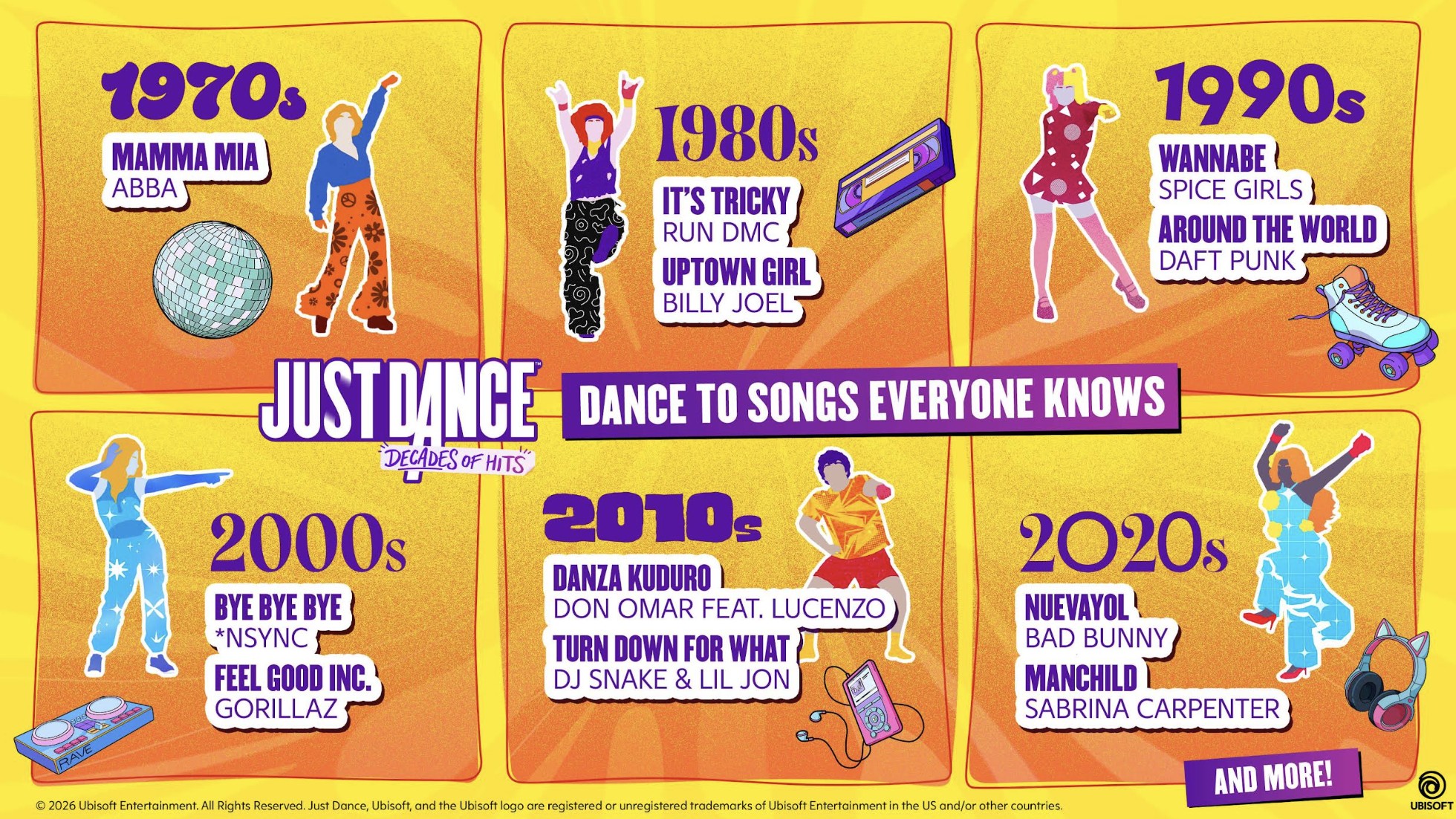 Just Dance: Decades of Hits Bikin Nostalgia Jadi Party