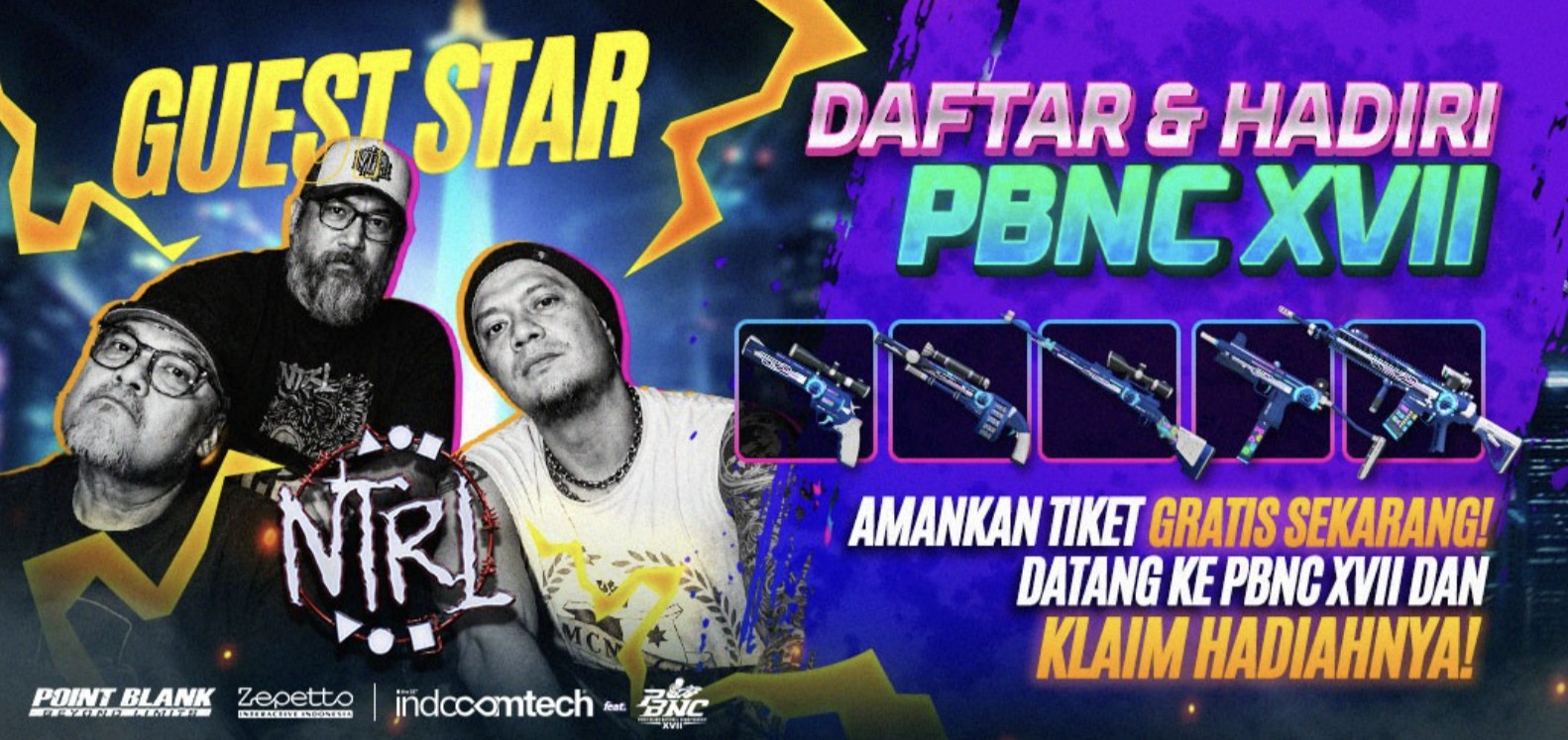 PBNC XVII Siapkan Tiket Gratis dan Konser NTRL!