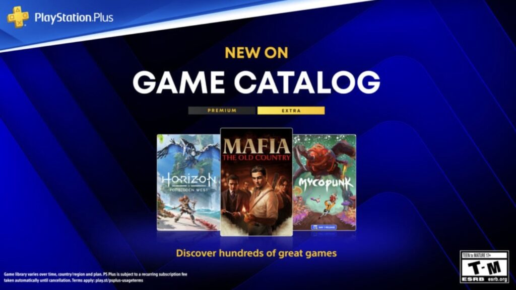 PS Plus Oktober 2026 Tambah Mafia dan Horizon Forbidden West