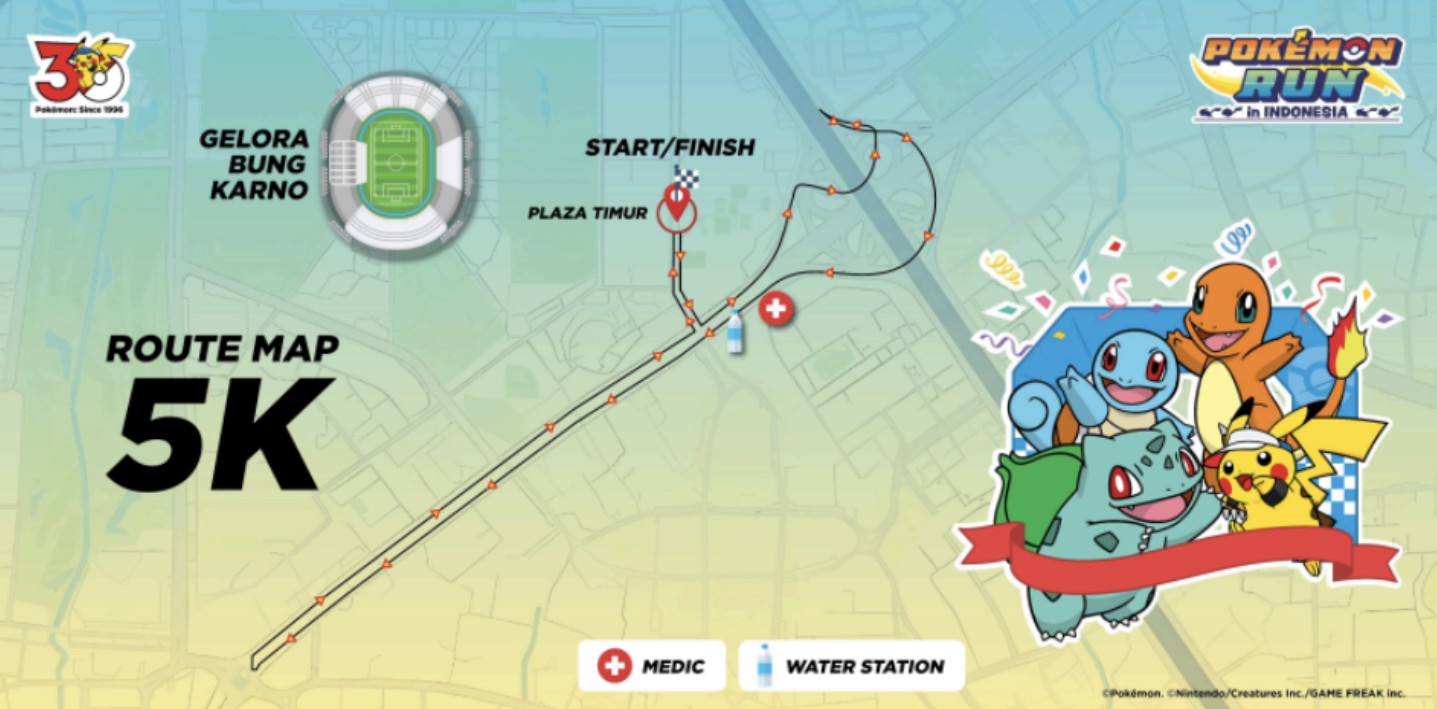 Pokémon RUN 30 Indonesia, Tiket Fase 2 Resmi Dibuka!