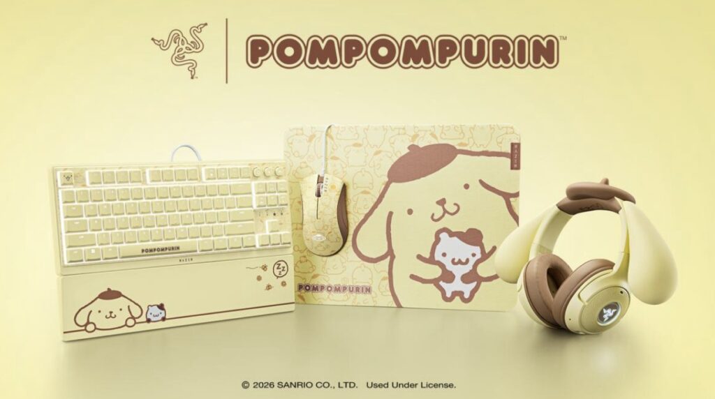 Razer Hadirkan Headset Pompompurin dan Earbuds Kuromi