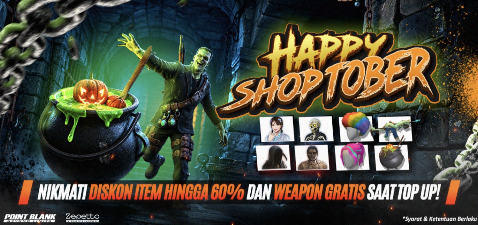 Shoptober Point Blank Indonesia, Diskon Item hingga 60%!