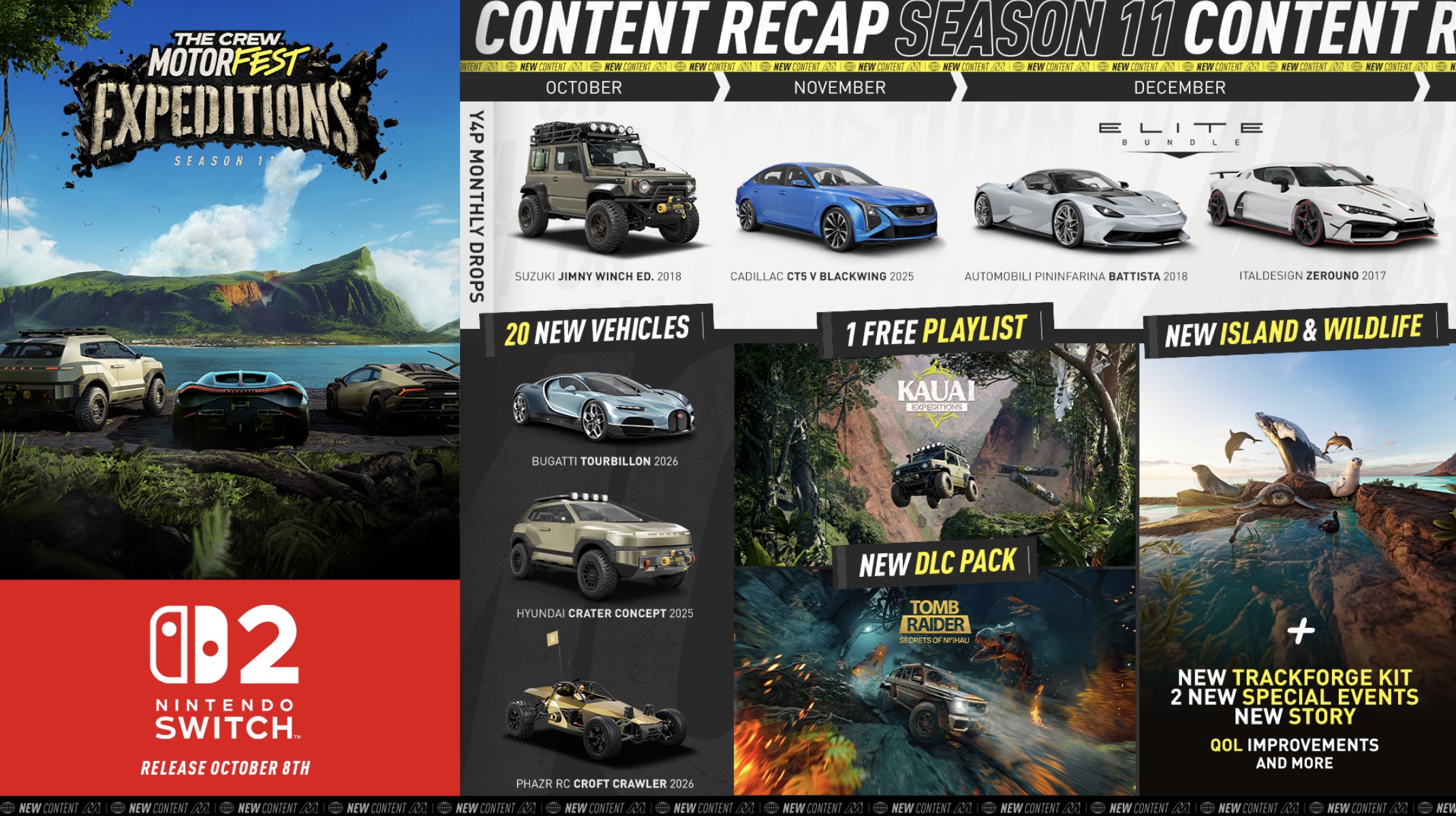 The Crew Motorfest Hadir di Switch 2 dengan Tomb Raider